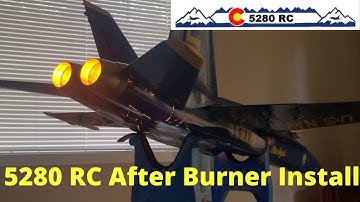5280RC AfterBurner Install (3 Throttle Configurations)