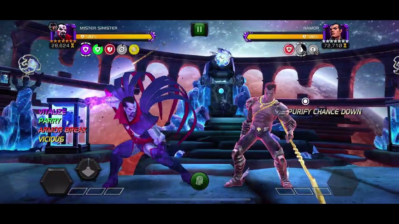 Side Quest Phoenix Force Week 1 - Mister Sinister take down Narmor Boss easily