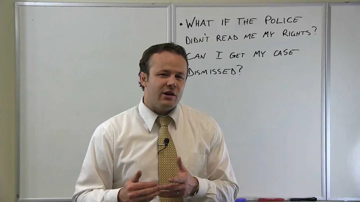 What if the police didn't read me my rights?