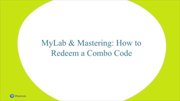 How to redeem your MyLab & Mastering combo code