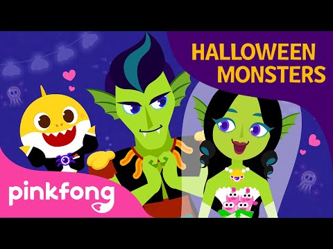 Halloween Mermaid Wedding | Halloween Songs | Baby Shark Halloween | Pinkfong Songs for Children