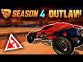 Lagging out with the New Rocket League Car - Season 4 Outlaw Gameplay (kinda)