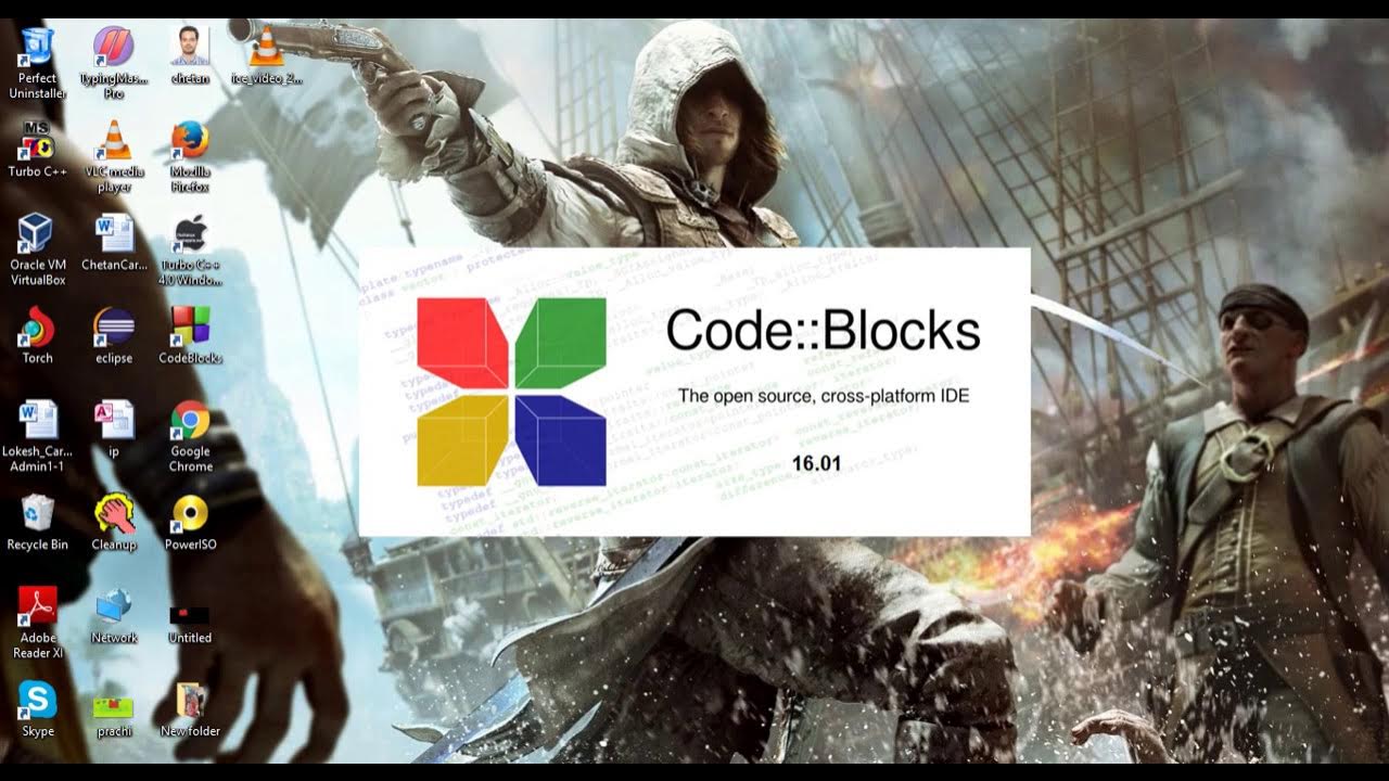 USING CLEAR SCREEN IN CODE BLOCKS (GNU GCC COMPILER) - YouTube