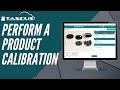 How to perform an easy product calibration
