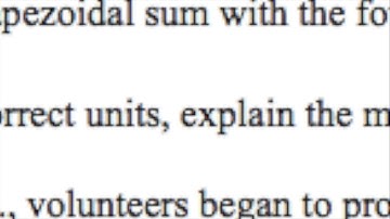 AP Calculus AB 2010 FRQ #2