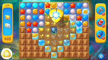 Fishdom level 234 - 21 Moves - No Boosters