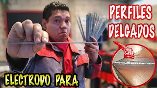 Electrodo para soldar PERFILES DELGADOS!