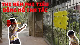 Cuộc thi ném phi tiêu ai thu là GÀ - Trò Chơi Sáng Tạo CreativeDIY