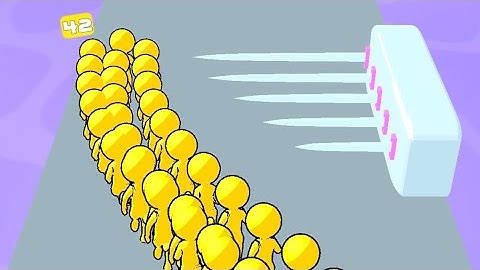 Runner Pusher - All Levels Gameplay Android, iOS