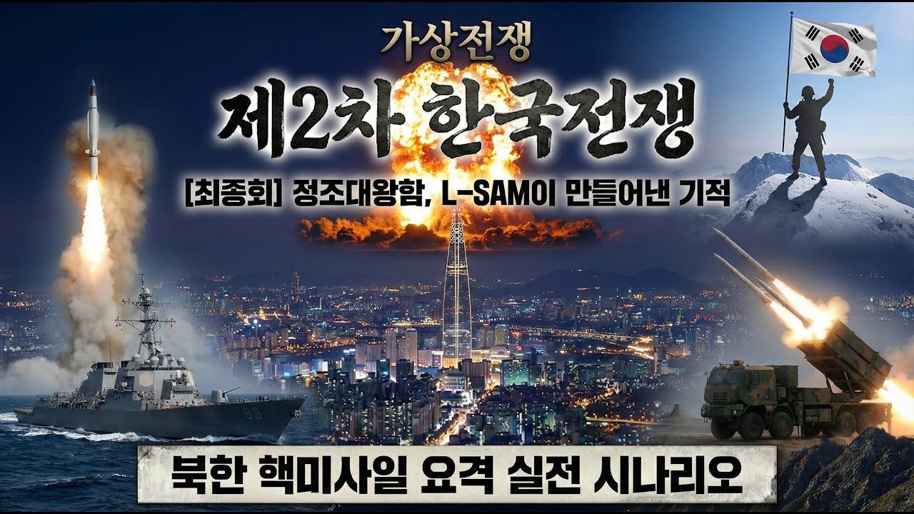 제2차 한국전쟁 | 정조대왕함과 L-SAM이 만들어낸 기적 | [최종회] 백두산에 꽂힌 태극기