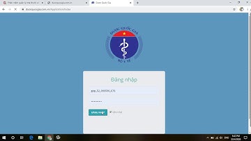 Hướng dẫn cách Đăng nhập mã số liên thông cơ sở Dữ Liệu Dược Quốc Gia