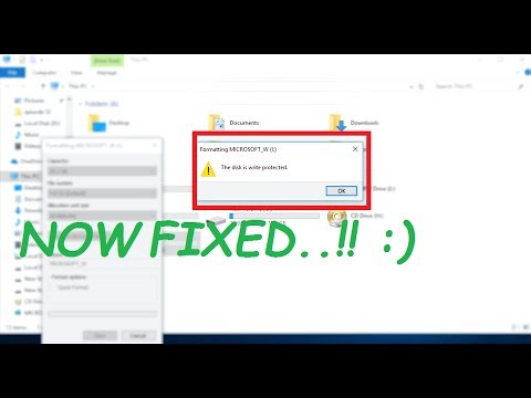 Fix read only error in Pen drive or sd card |LotusGeek