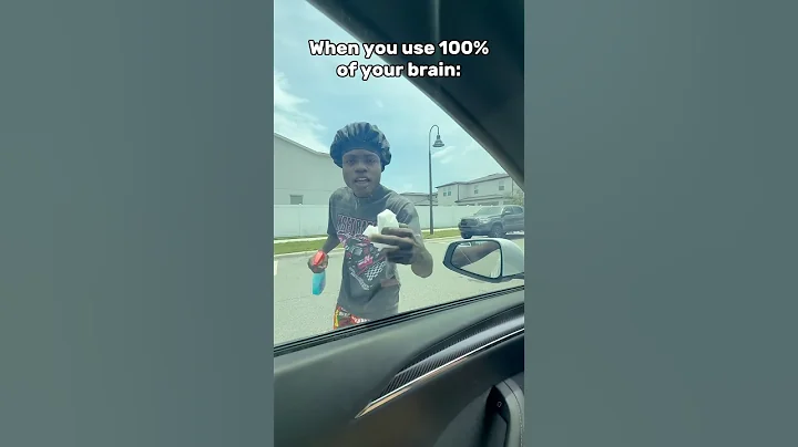 When you use 100% of your brain 😂