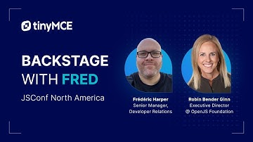 Backstage with Fred - JSConf US, Interview with Robin Bender Ginn