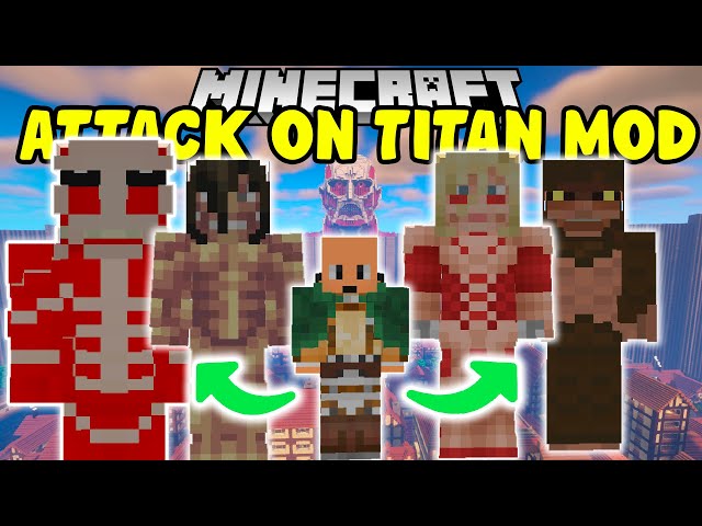 Attack On Titan/Shingeki No Kyojin Minecraft Mod │ Review en