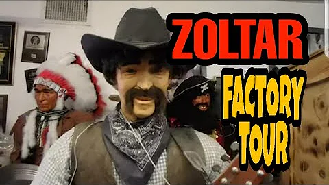 ZOLTAR FACTORY TOUR w/ CREATOR OLAF STANTON