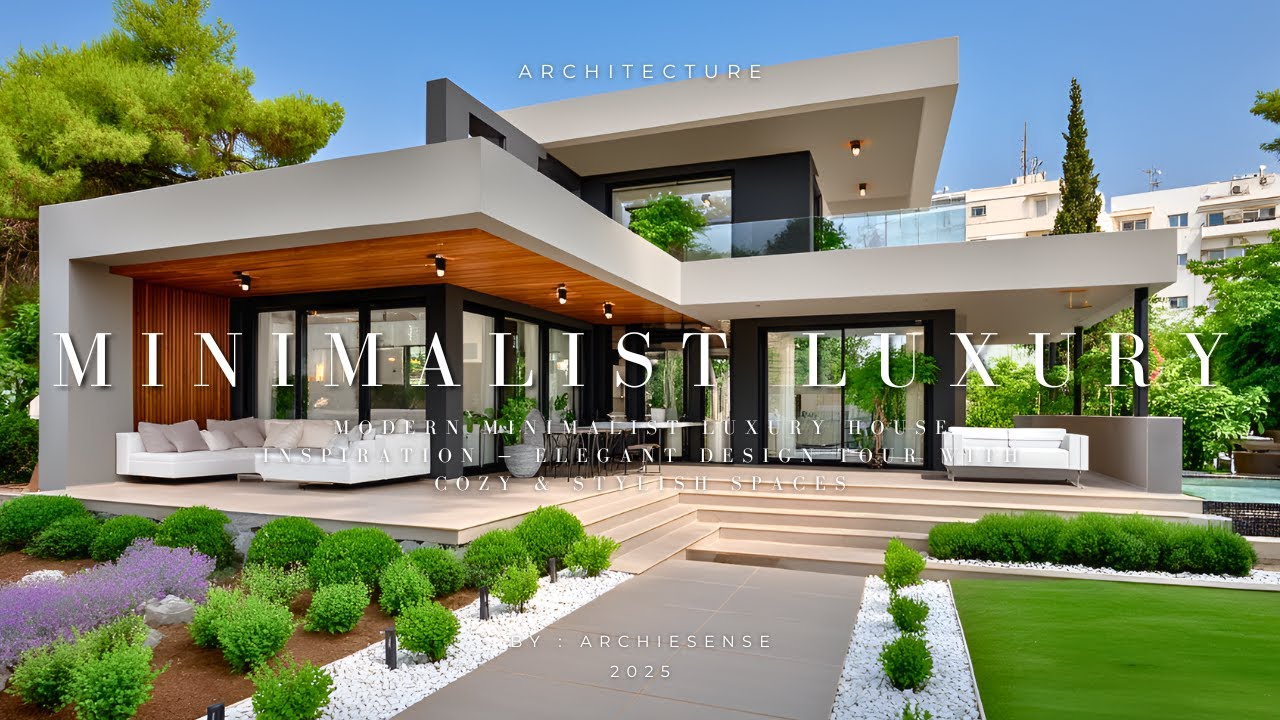 Top Minimalist Luxury House Tour — Elegant, Cozy & Modern Architecture ...