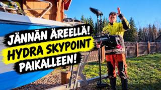 Mohikaani JÄNNÄN ÄÄRELLÄ! Käykö Hydra Skypoint keulamoottori paikalleen?