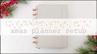 Christmas/Winter Planner Setup | a5 Discbound Planner Flip Through