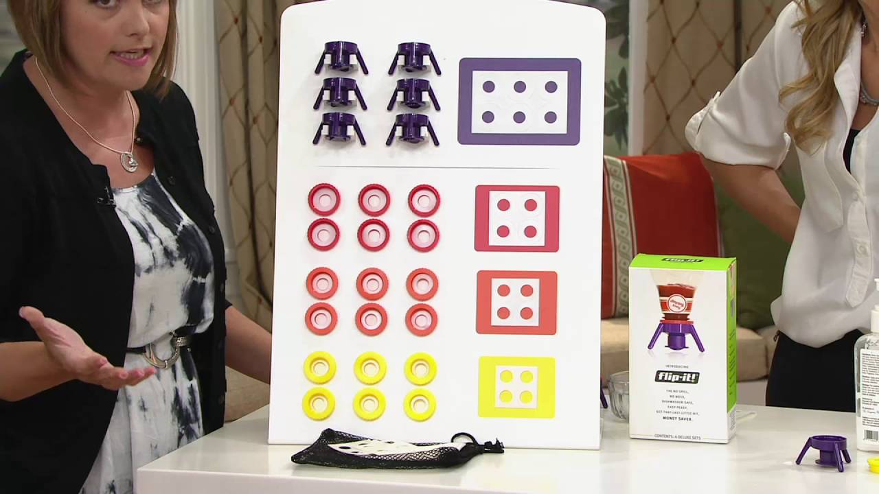 Flip-it! Cap 61 Piece No More Waste Cap System on QVC