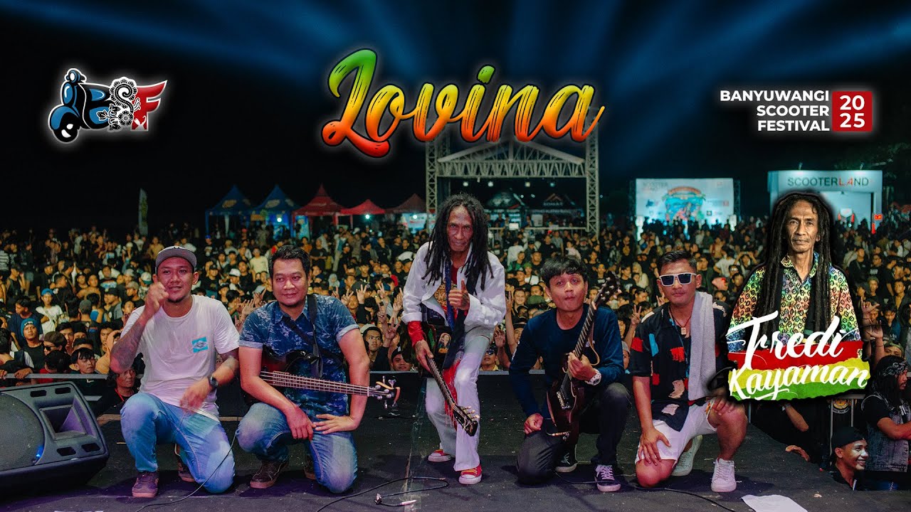 Fredi Kayaman - Lovina (Live Performance) di Banyuwangi scooter festival 2025