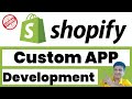 Shopify custom app development to update products in shopify store