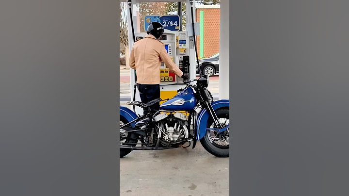 FILL HER UP! 1941 Harley-Davidson WL By Alexsnder Leaving