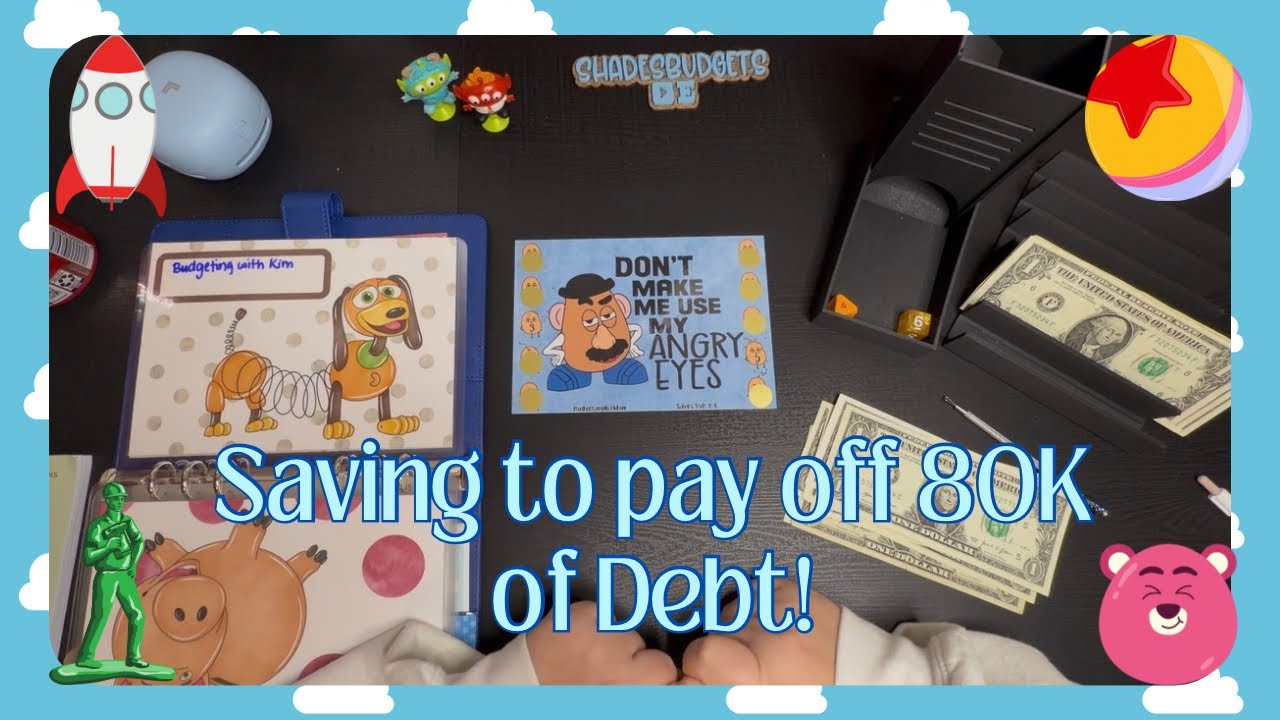 Saving for Debt || Toy Story Disney Theme || My guest and I chose CHAOS today 🤪