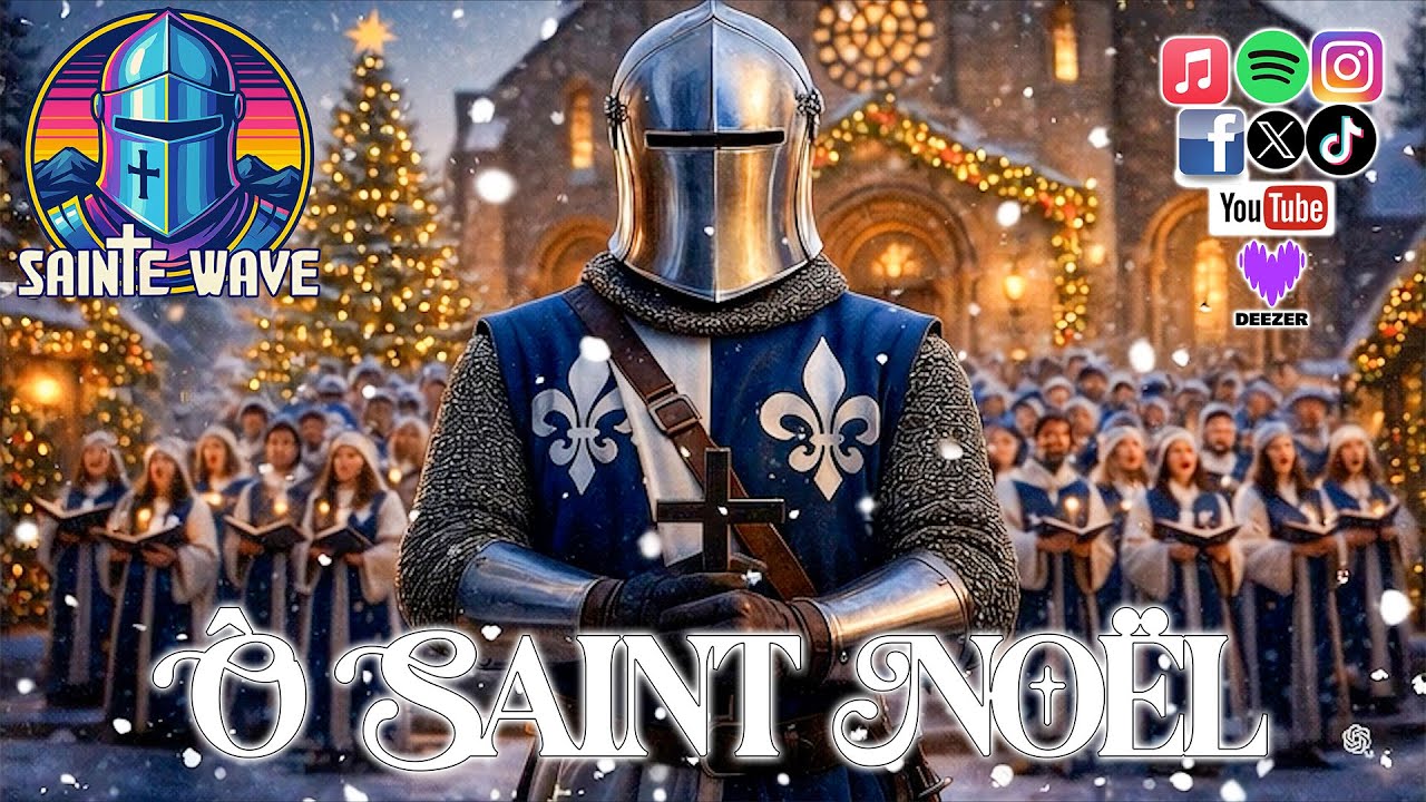 ⚜️🎄🔥Ô Saint Noël🔥🎄⚜️Album de Noël complet illustré AVEC PAROLES ! Sainte Wave