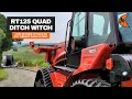 Pose de fibre avec la rt125 quad ditch witch