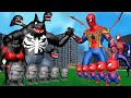 Family king shark venom v2 vs family iron spiderman  live action story