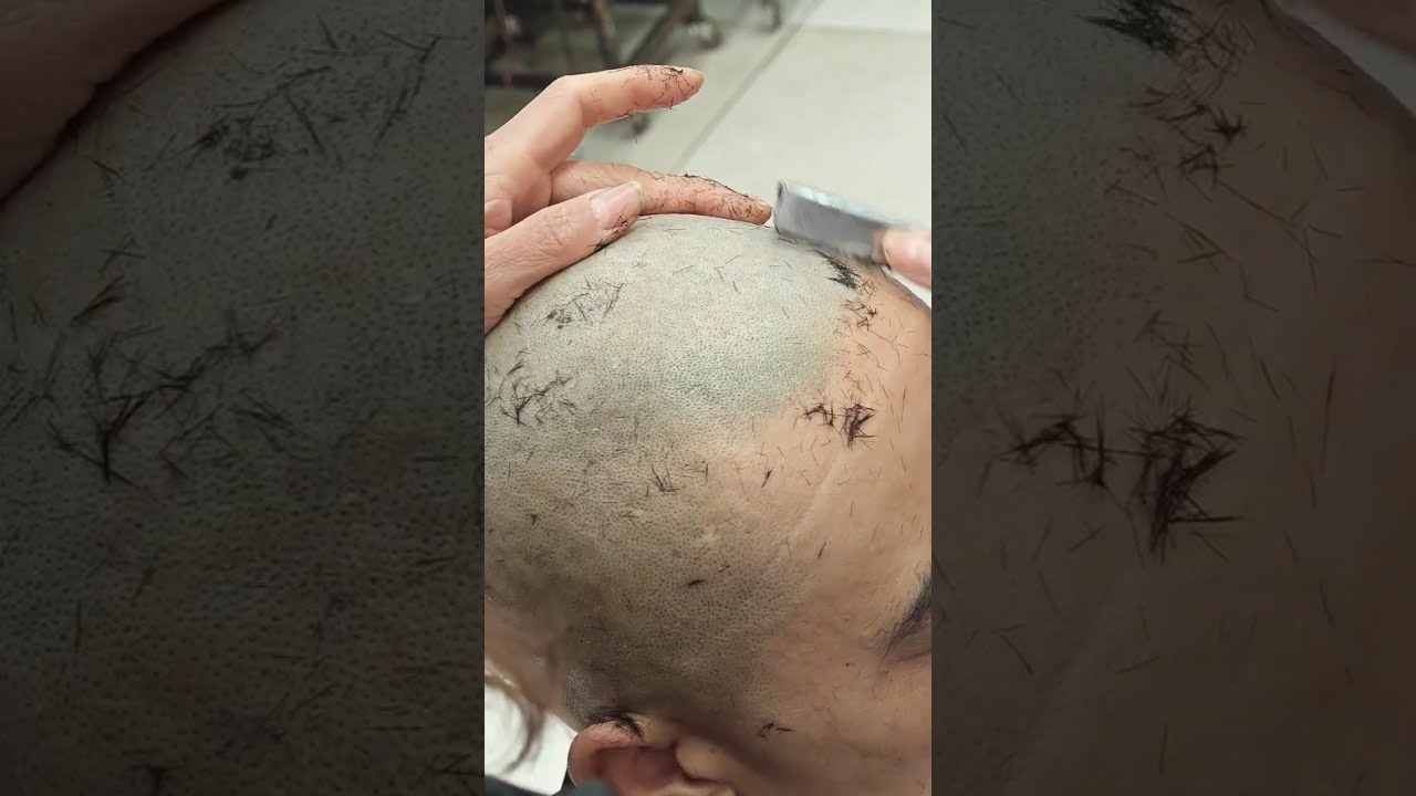 光头眉毛统统刮掉
