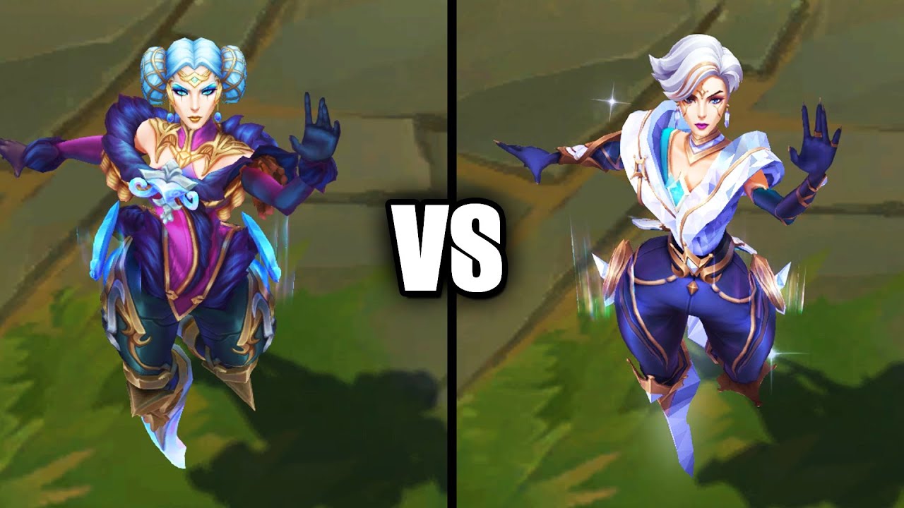 Winterblessed Camille vs Prestige Winterblessed Camille Skins Comparison  (League of Legends) 