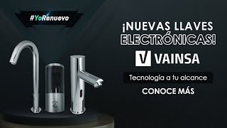 Vídeo: LLAVE  PARA LAVATORIO ELECTRÓNICA BAJA VAINSA