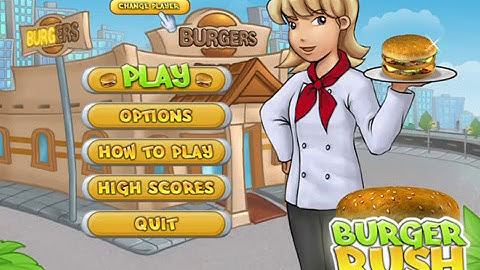 Burger Rush walk through level 1-9