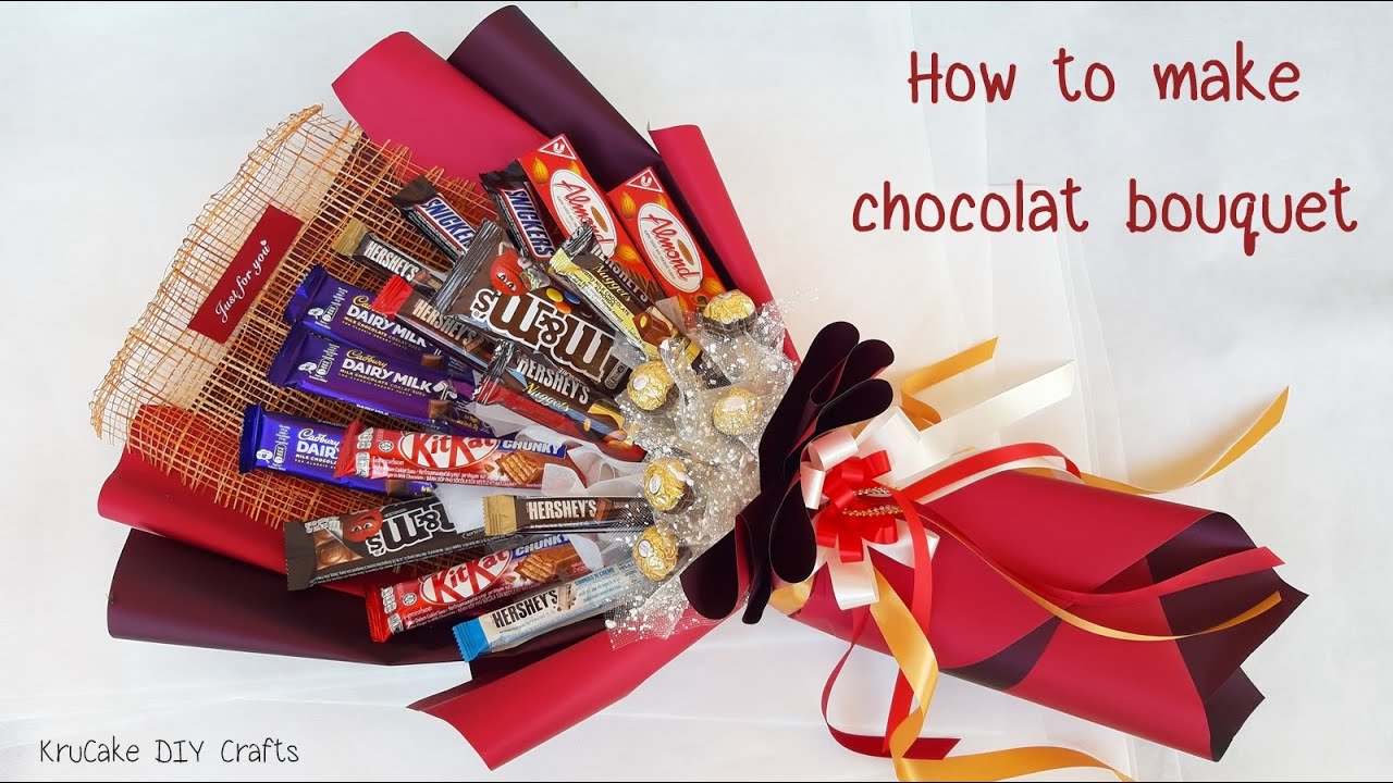 DIY.chocolat bouquet สอนทำช่อช็อคโกแล็ต #ช่อขนม #ช่อช็อคโกแลต #ของขวัญปัจฉิม #ช่อดอกไม้รับปริญญา