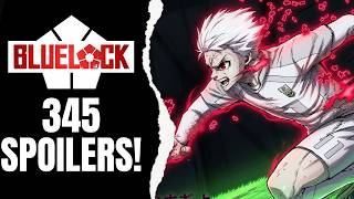Blue Lock 345 - ISAGI x KARASU COMBO!... RIN MOGADO de novo! (Muito RUIM kkkkk)