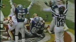 Aikman to Harper Hail Mary TD at Washington 1991 Wealth