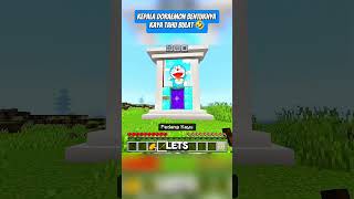 Kepala doraemon bentuknya kaya tahu bulat diminecraft #minecraft #doraemon #viralvideo