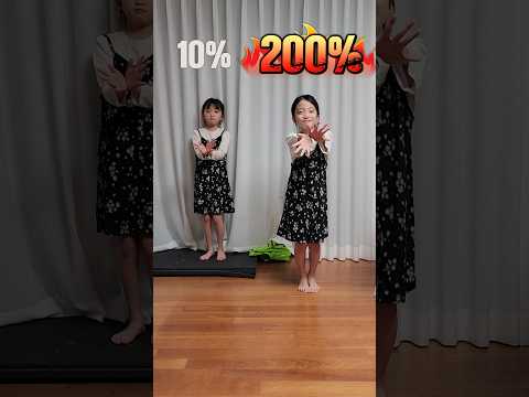 10% <strong>vs</strong> 200% 🔥🔥 쌍둥이가 퍼센트댄스로 추는 Jisoo [지수] - <strong>FLOWER</strong> [꽃] #shorts #twins