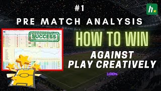 Hattrick Pre Match Analysis - Win games following these tips (Against Play Creatively tactic) screenshot 1