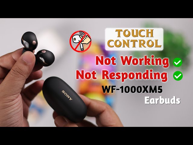 SONY WF-1000XM5 ワイヤレスイヤホン 動作不良無し Sony WF-1000XM5 Earbuds Touch Control Not Working? - How to Fix