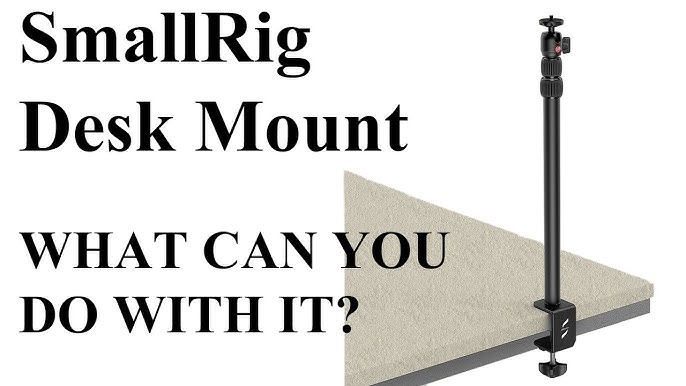 SmallRig desk mount unboxing: a great light and camera stand 