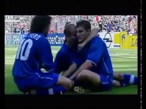1998  ITALIA-NORVEGIA 1-O  GOL DI VIERI