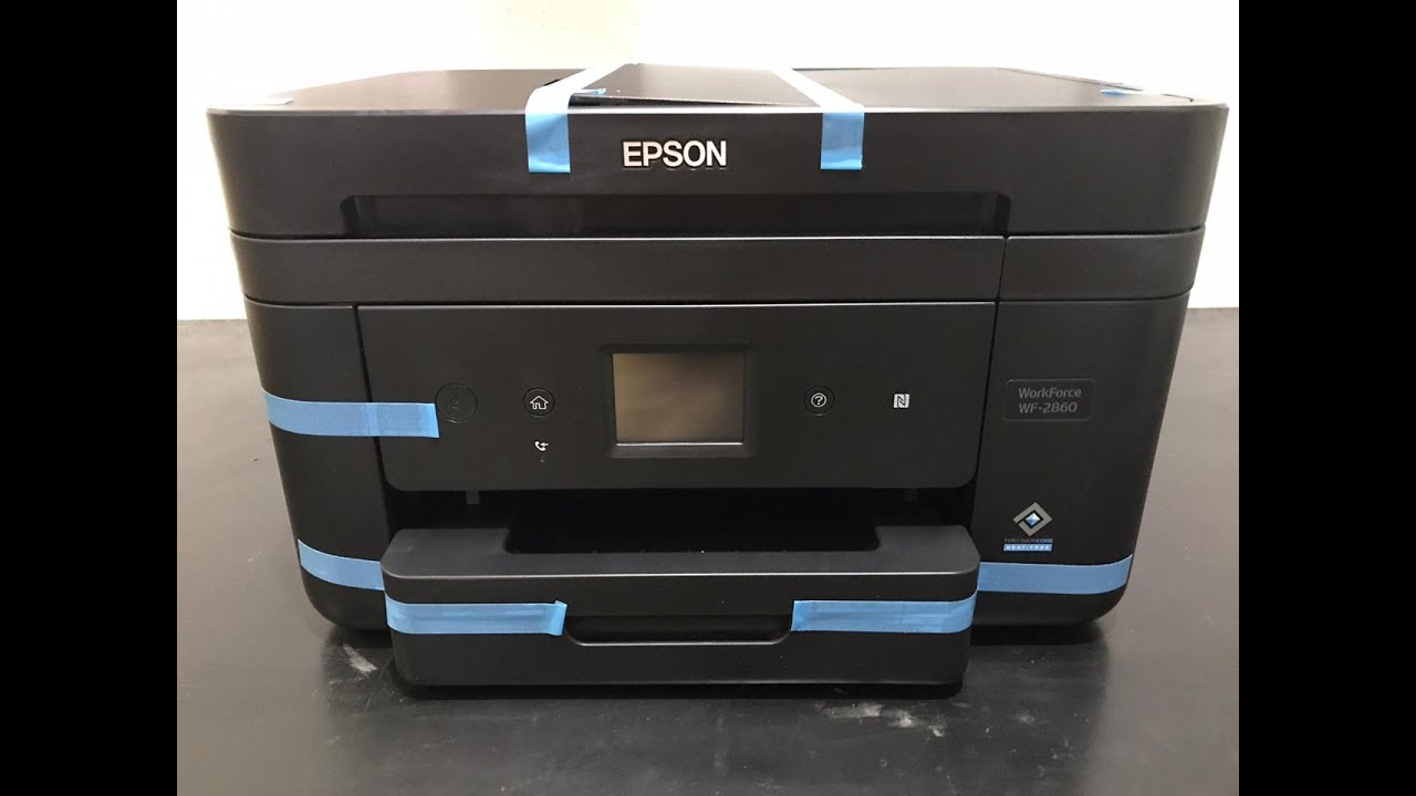EPSON WF-2860 DWF - YouTube