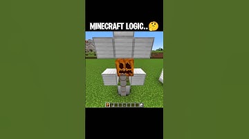 Minecraft Golem Logic Moment #minecraft #shorts
