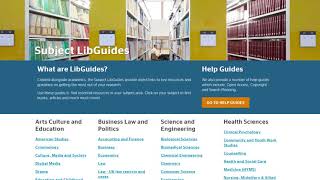 Online research using the university library resources