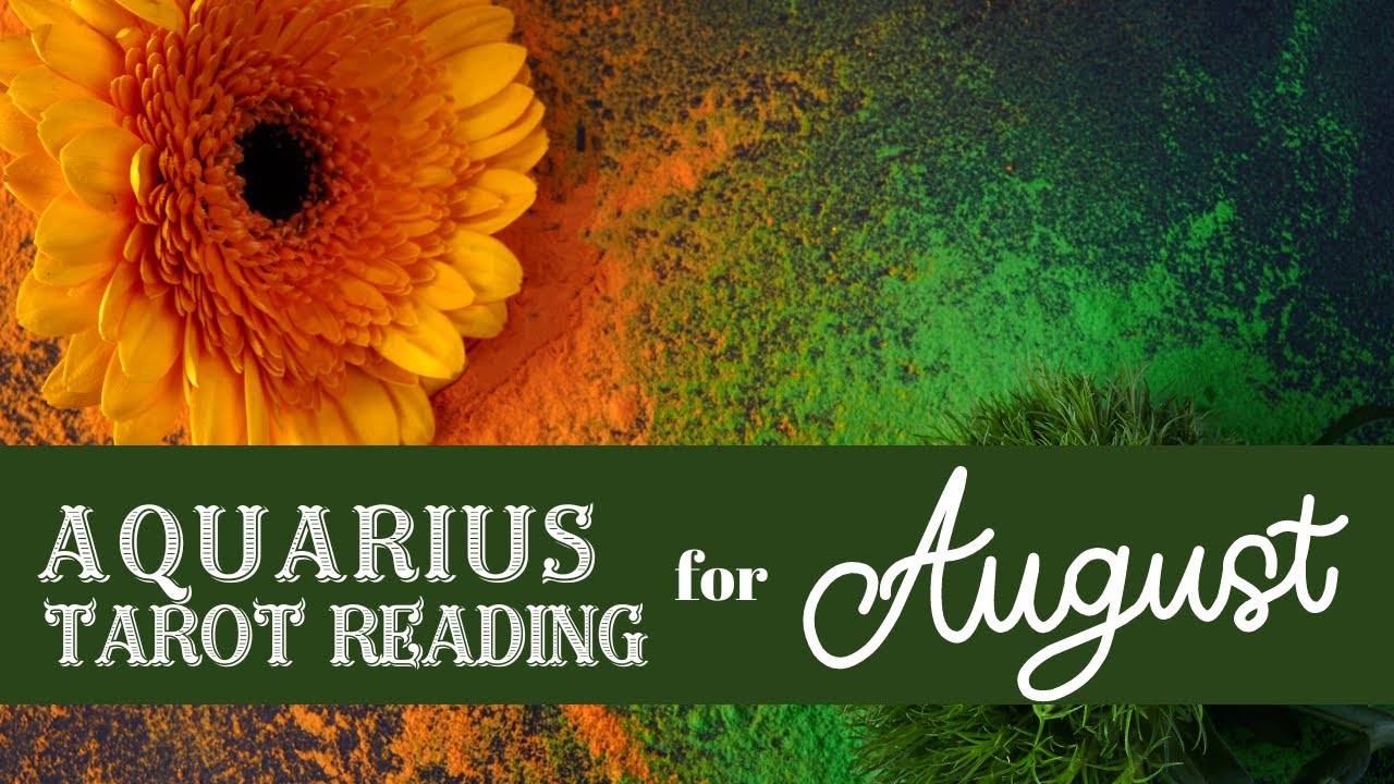 ✨❤️Aquarius Monthly Tarot Reading for August 2024🌠💫