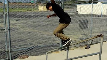 Feeble Grind 8 stair Rail