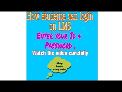 How students can do login on LMS ?LMS pr student login kase kare ?